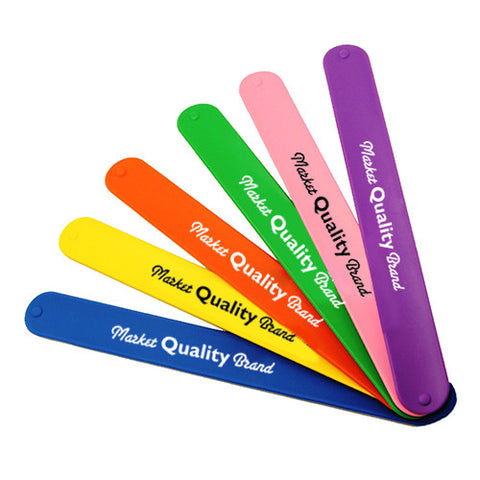 Personalized Silicone Slap Bracelets | IL8292 - DiscountMugs